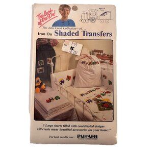 Julie Cook Collection Iron On Shaded Transfers Trains #092110 Sealed